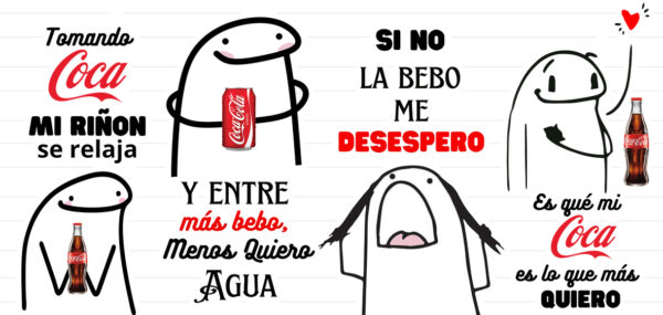 Taza Tomando Coca mi Riñon se Relaja