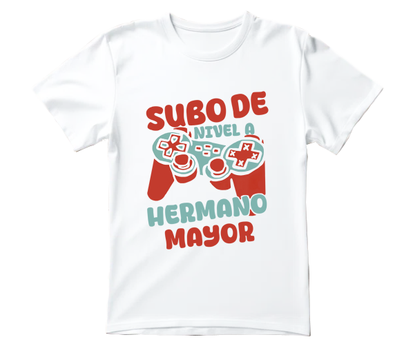 Playera Hermano Sube de Nivel Infantil