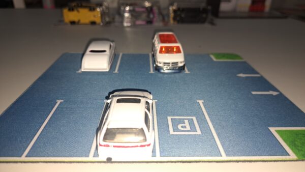 Tapete Estacionamiento para Hotwheels Matchbox Maisto 1/64